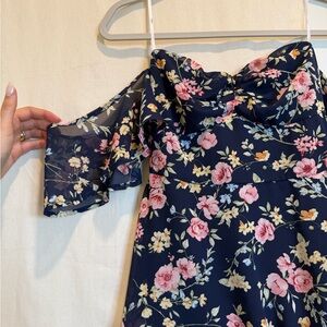 Lulus Floral Tiered Maxi Dress